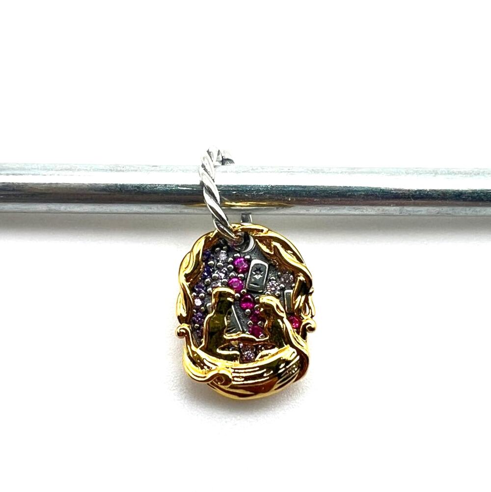 NEW Tangled Lantern Rapunzel & Flynn Charm for European Bracelet